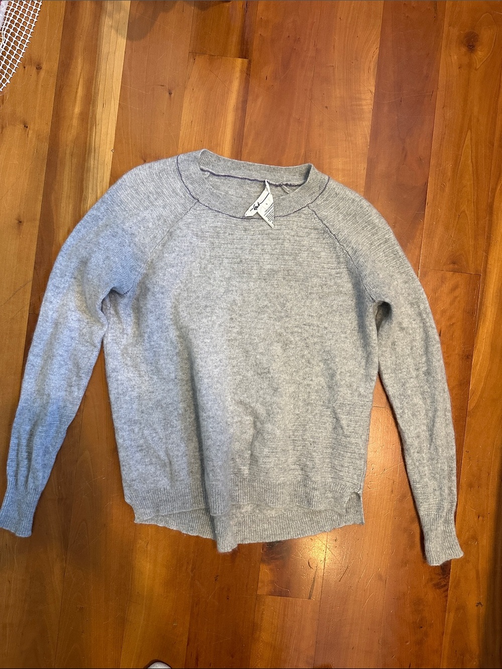 Women’s Light Gray Crewneck Sweater